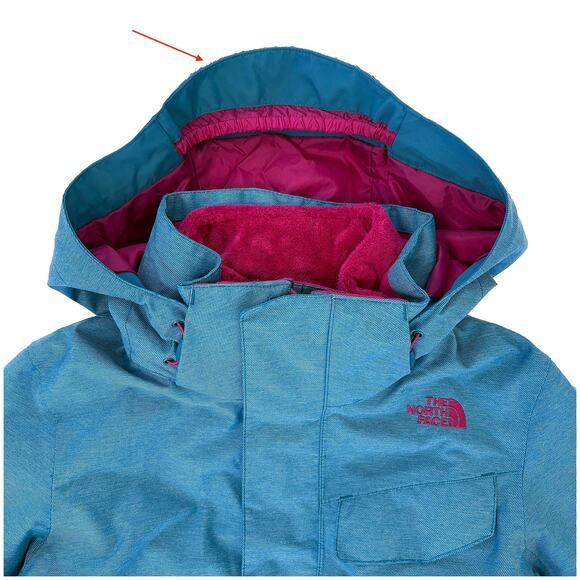 The North Face Winter Coat Women S Teal Pink Alpine Moonstruck 3 in 1 Jacket - Picture 11 of 12